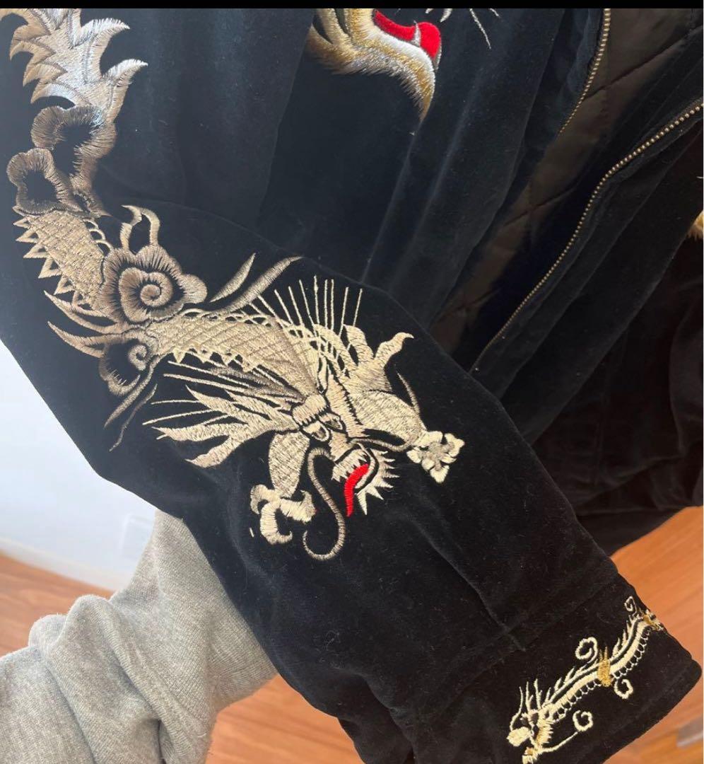 【専用】BOURBON HOUSE 　スカジャン　ジャケット古着 襟 レア