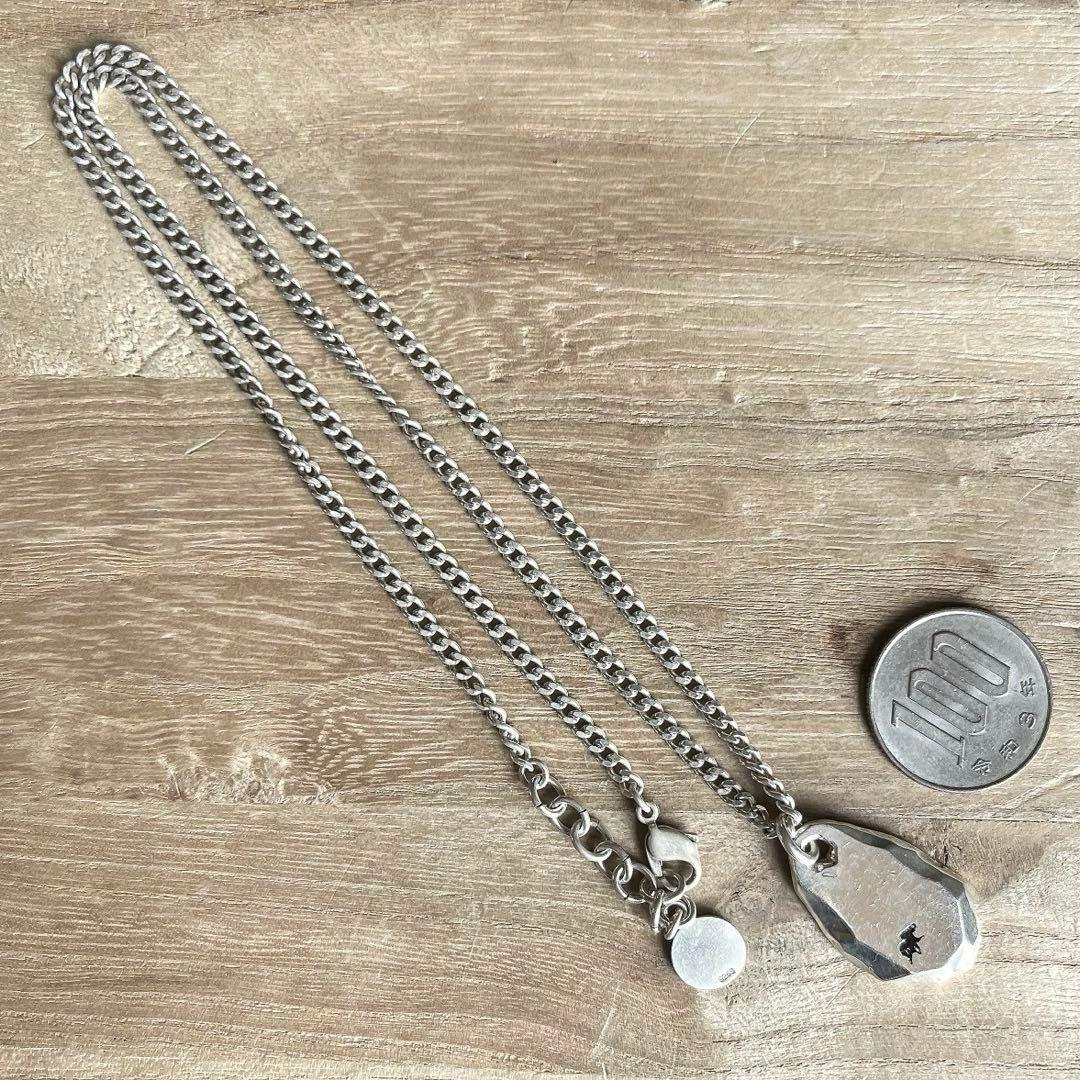 HUNTING WORLD タタキ ワンポイント SILVER ネックレス