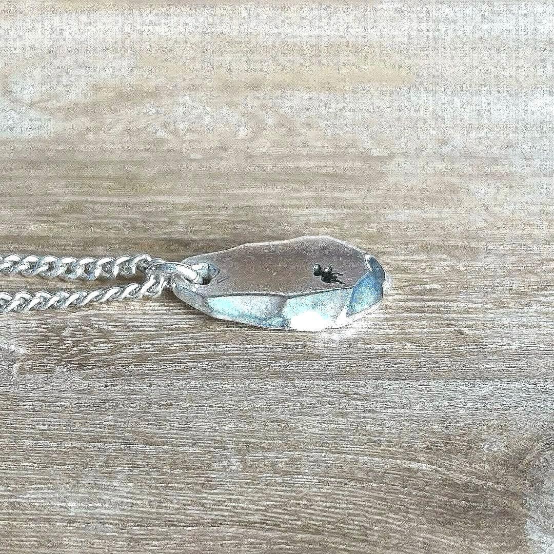 HUNTING WORLD タタキ ワンポイント SILVER ネックレス