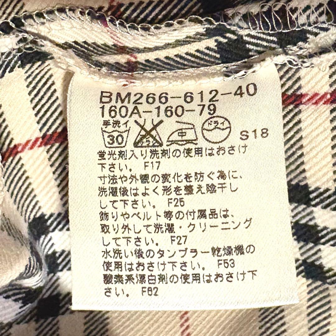 美品☆バーバリーロンドン　ワンピース　ノバチェック　ホースロゴ　プリーツ　M相当