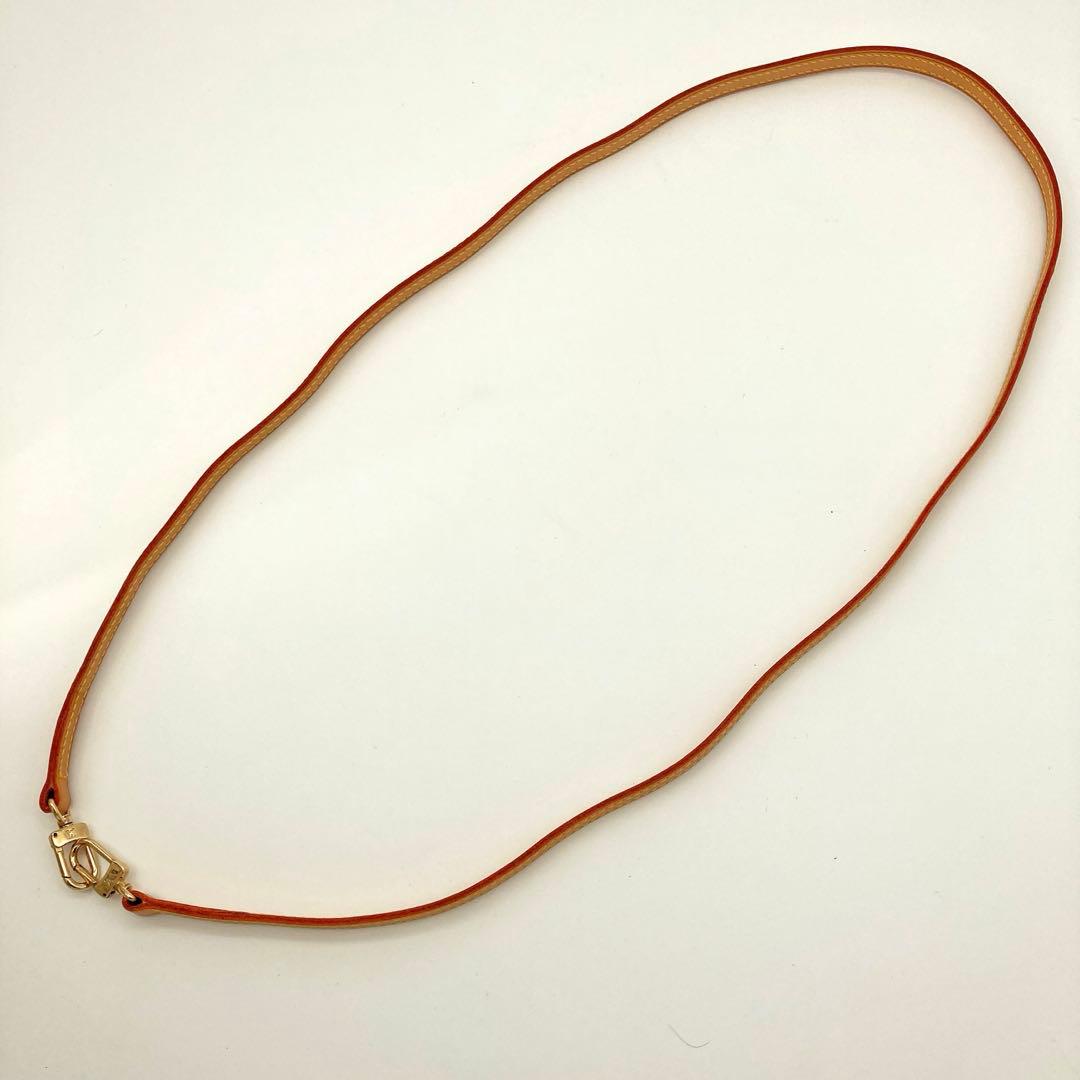 極美品 ルイヴィトン ショルダーストラップ ベルト 肩紐 ヌメ革 1.2×120