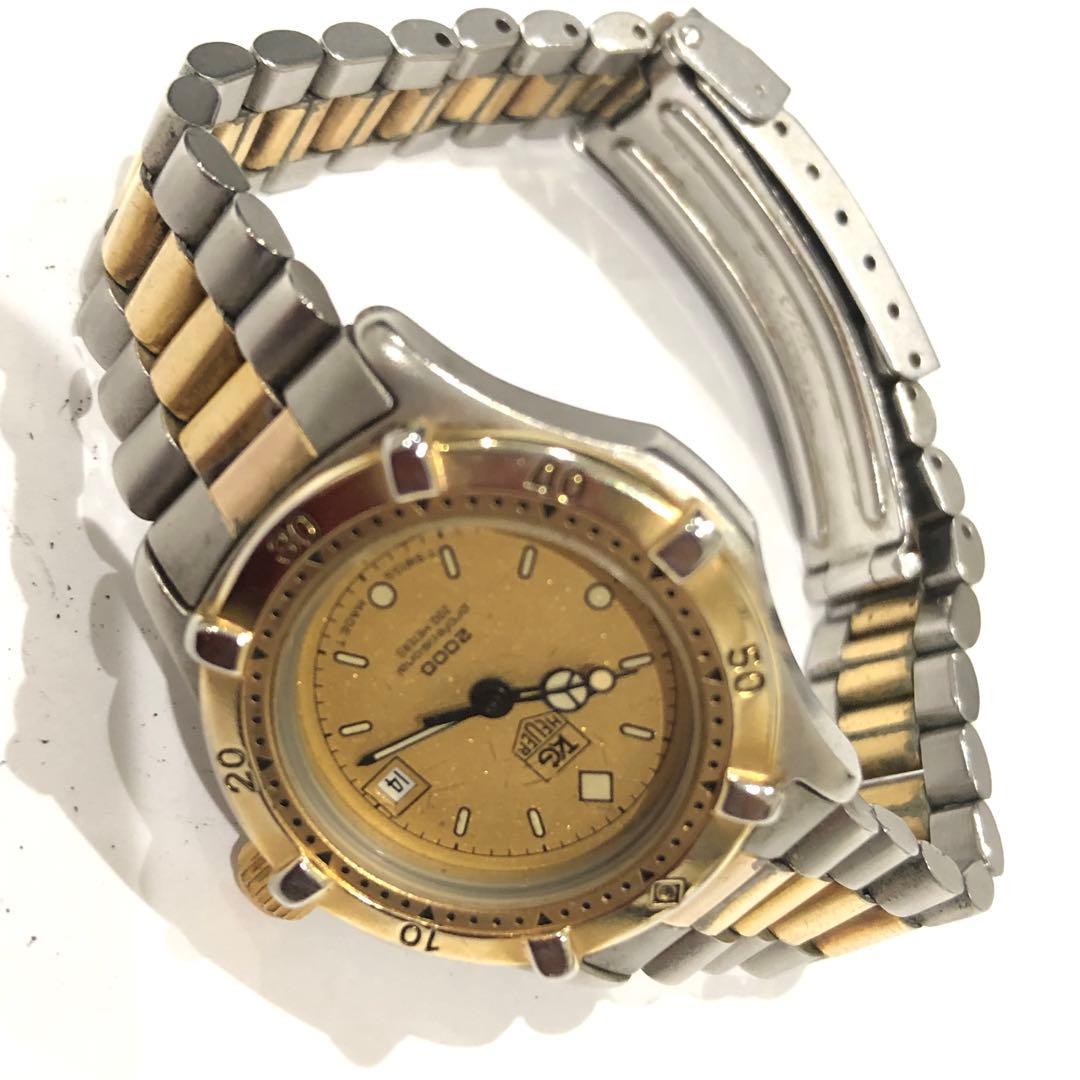 タグホイヤー プロフェッショナル 2000 964.008 腕時計ゴールド文字盤