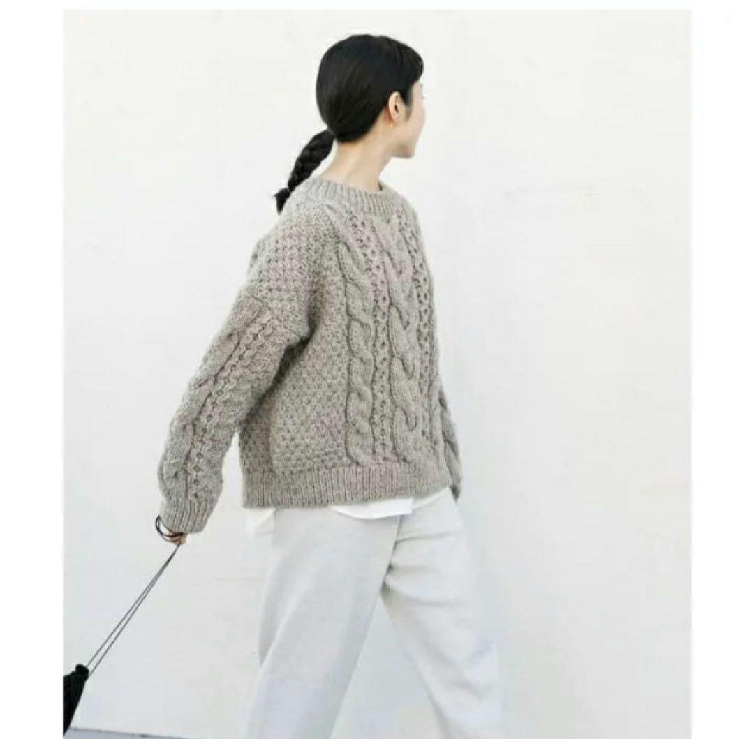 【かぐれ】24A/W ペルーアランクルーネックニット