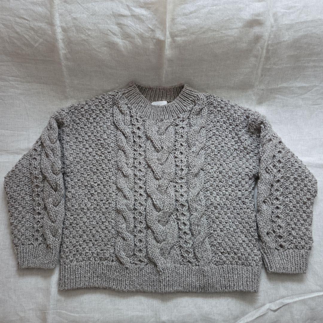 【かぐれ】24A/W ペルーアランクルーネックニット