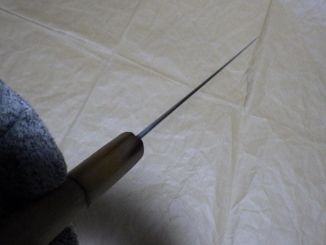 野*郎様 本焼★正本総本店/純日本鋼フグ引き包丁刃渡り270ｍｍ★　　209