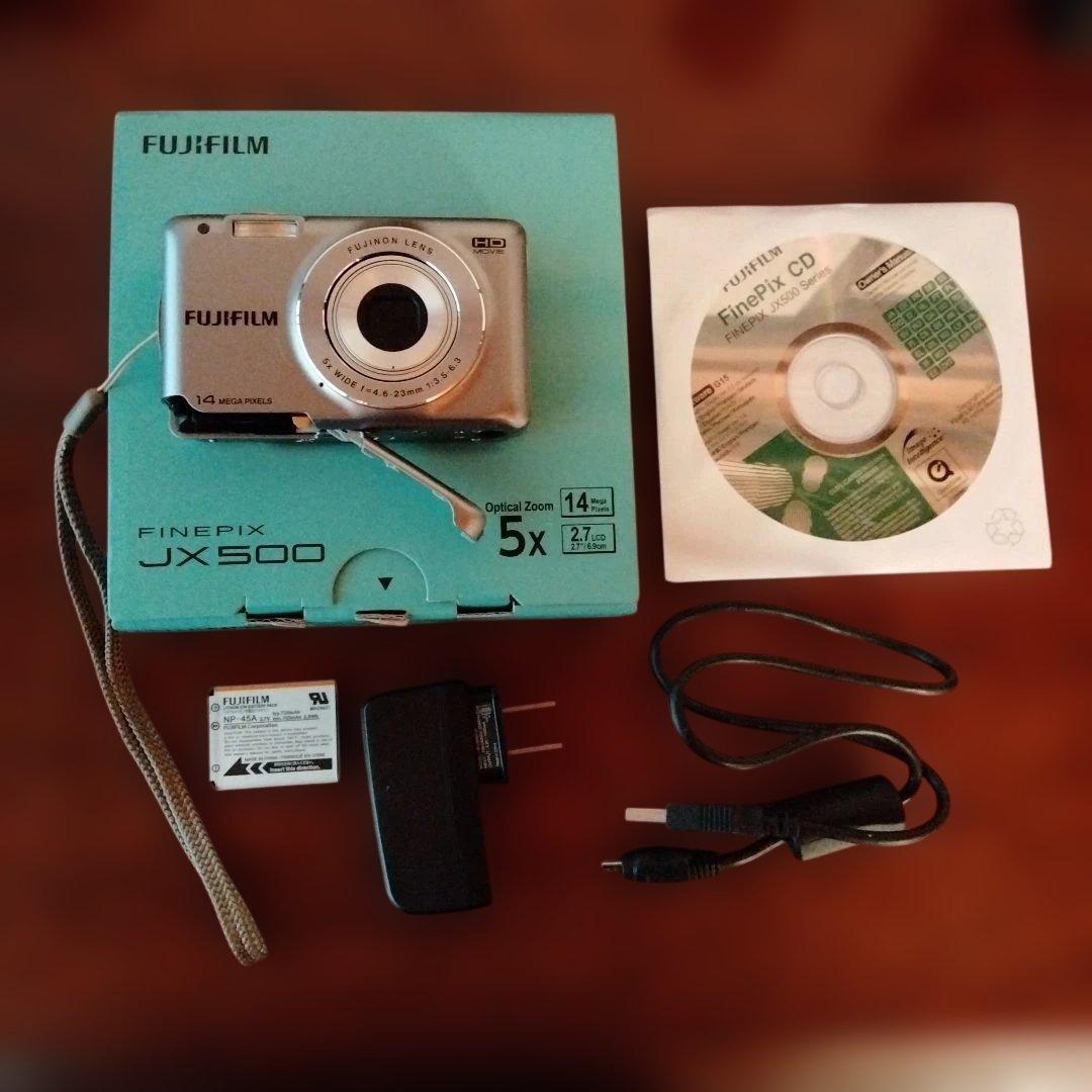 美品　FUJIFILM FinePix JX500 コンパクトデジタルカメラ