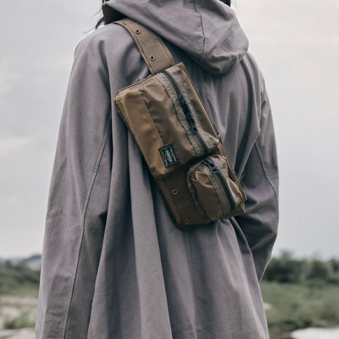 【未使用級】PORTER ALL ウエストバッグ 502-05961 ブラック