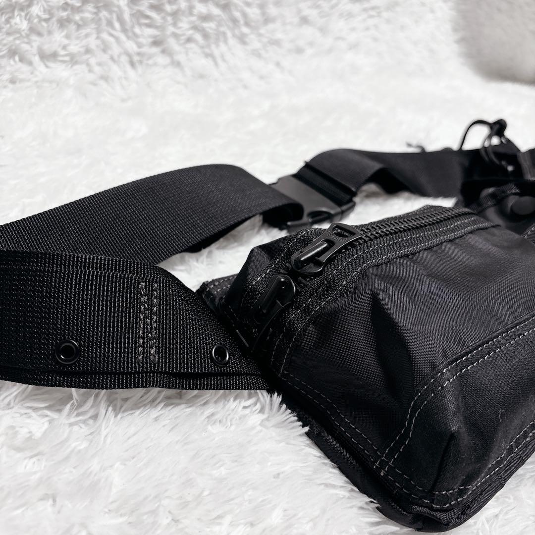 【未使用級】PORTER ALL ウエストバッグ 502-05961 ブラック