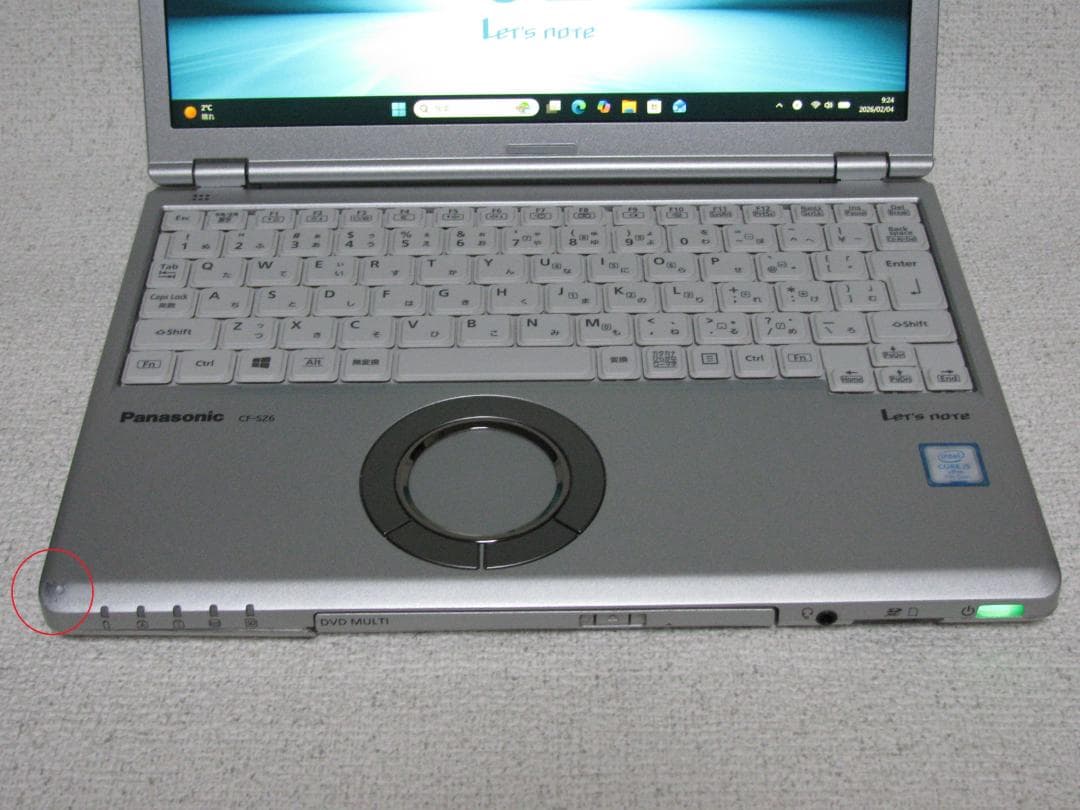 353レッツノートSZ6 i5 8G 256GB win11 オフィス dvd