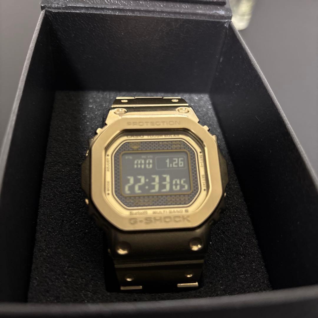 ジーショックBluetooth搭載 フルメタル 電波ソーラー GMW-B5000