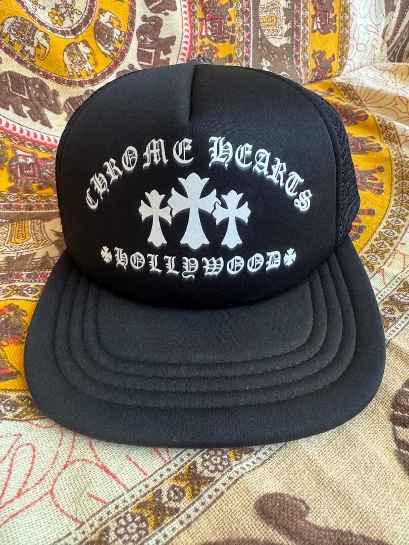 CHROME HEARTS ブラック トラッカーキャップ早い者勝ち