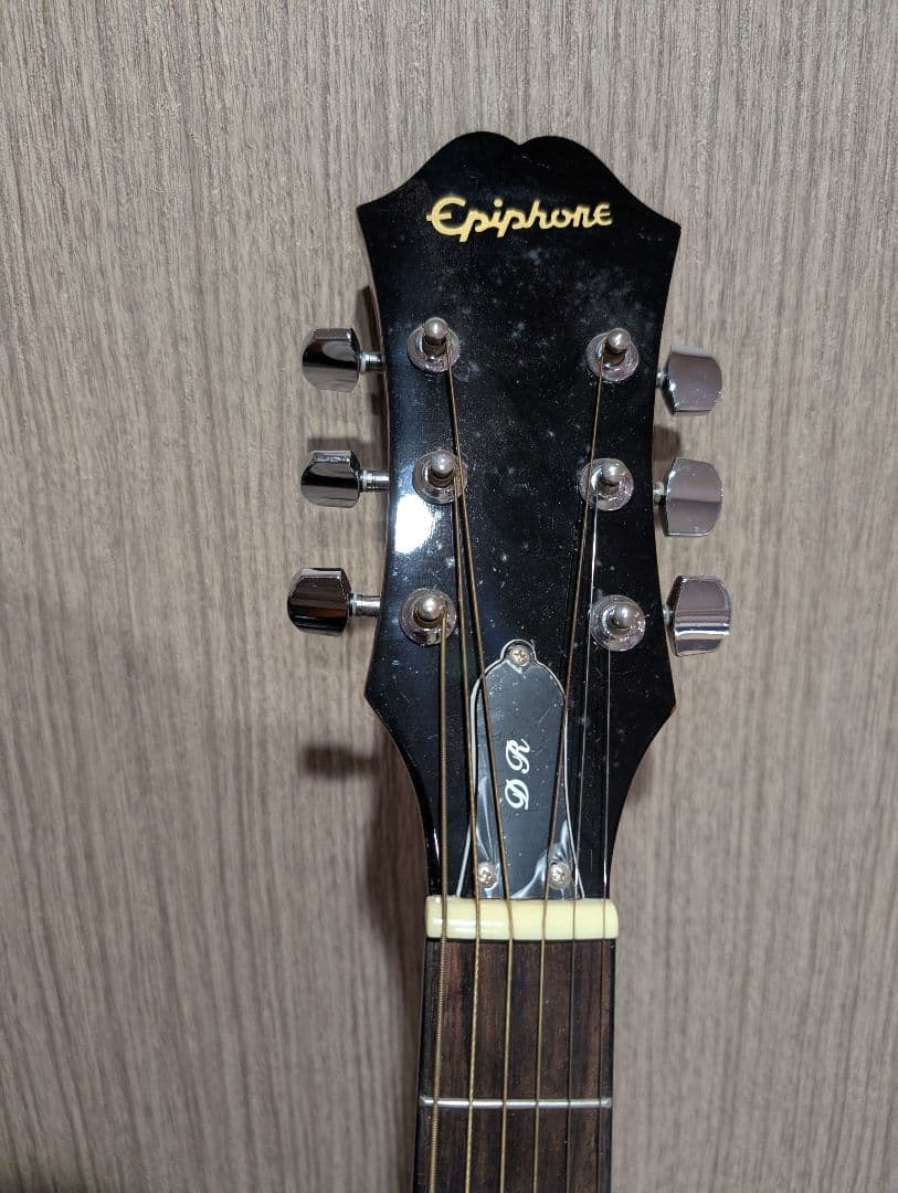 美品/希少/Epiphone　DR-90NA 　改チューナー付エレアコ