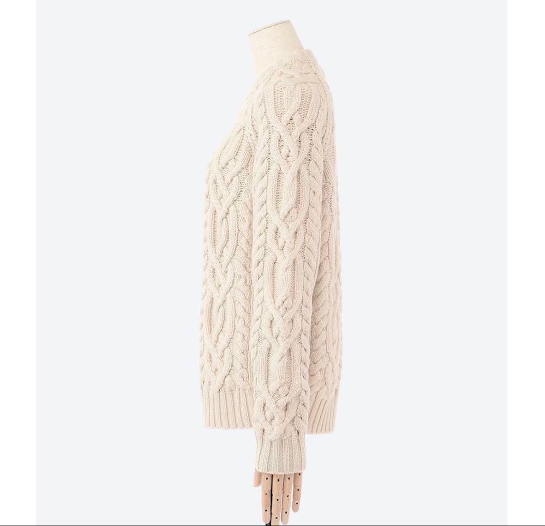 BLAMINK ブラミンク カシミヤ ケーブル ニット セーター 38