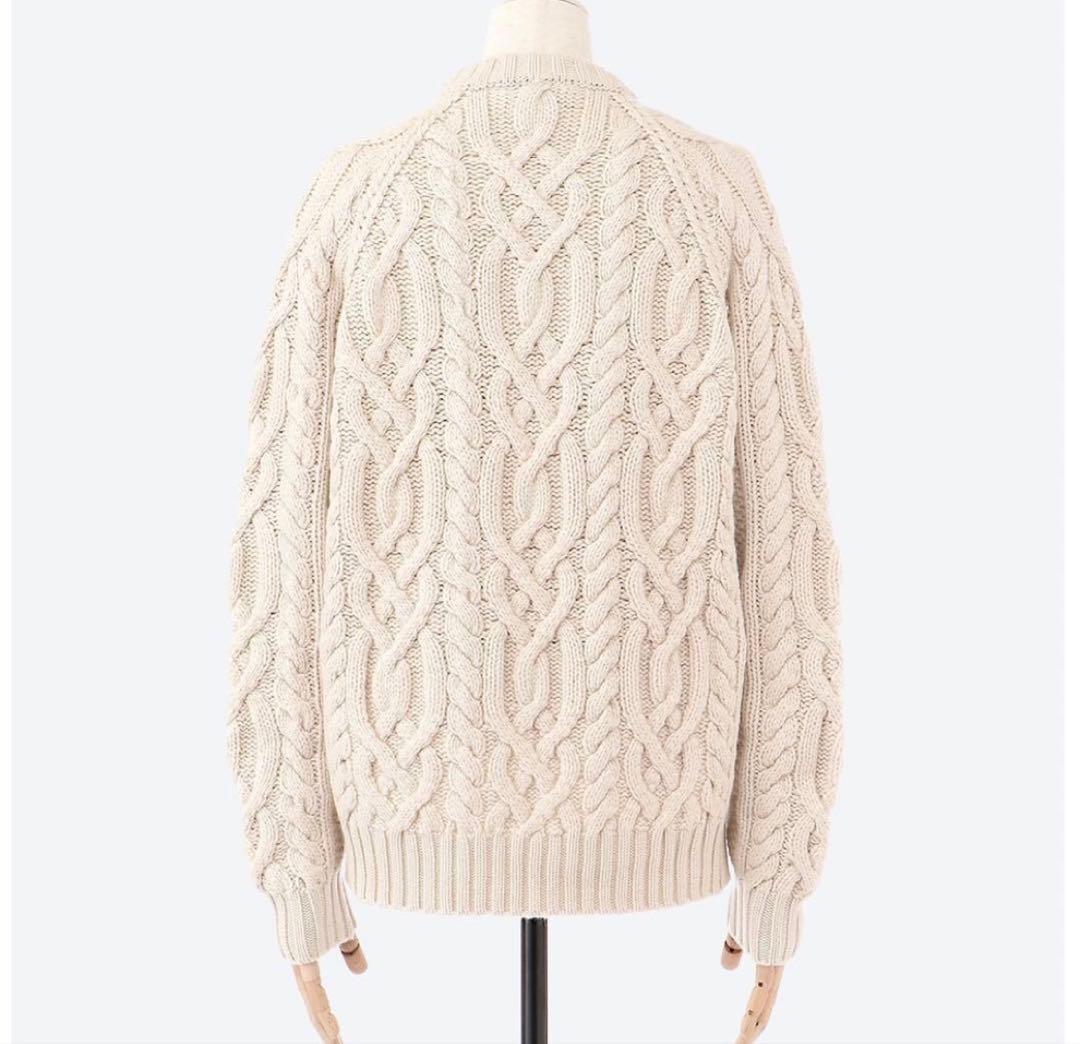 BLAMINK ブラミンク カシミヤ ケーブル ニット セーター 38