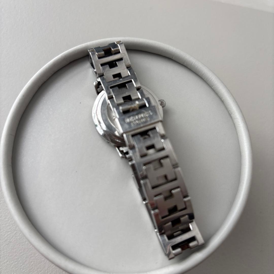 HERMESエルメス クリッパーホワイトCL4210腕時計レディース電池2026