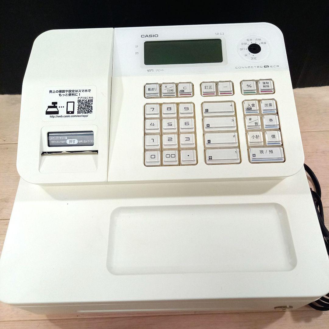 CASIO レジスター SR-G3 新品レジロール付き カシオ