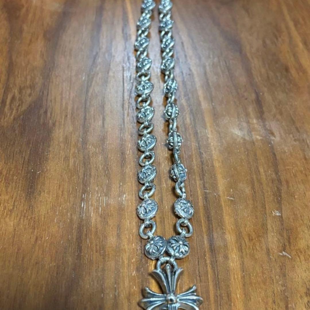 シルバーネックレス　シルバーリング　クロスネックレス　クロムハーツ風