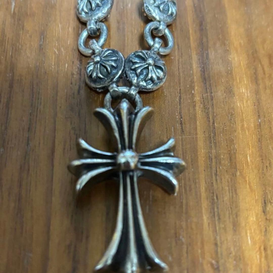 シルバーネックレス　シルバーリング　クロスネックレス　クロムハーツ風