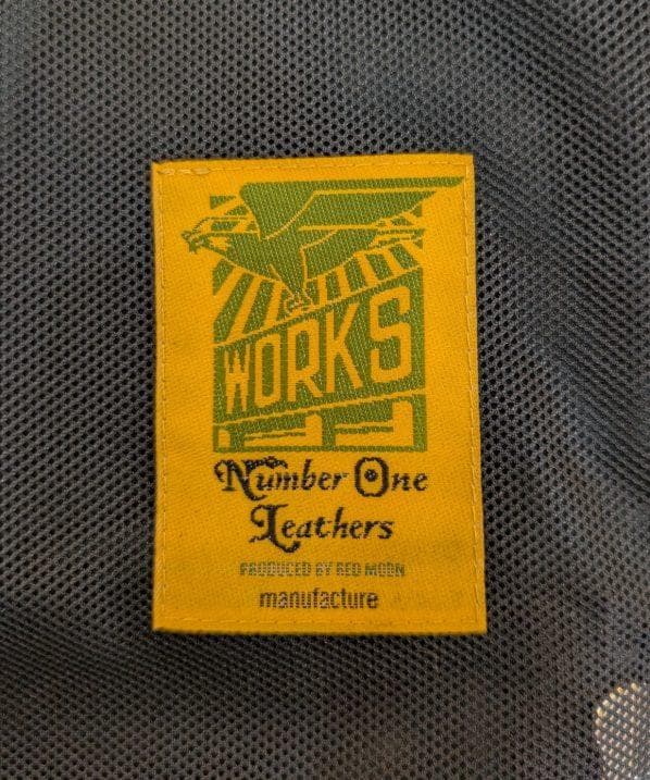 REDMOON WORKS　レザーベスト　山羊革　多ポケット　黒 ブラック