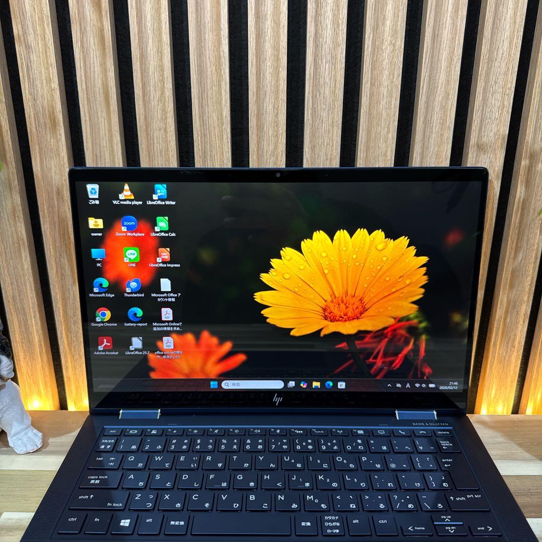 準美品2in1モデル‼️HP☘LTE☘メモリ16GB☘フルHD☘ノートパソコン