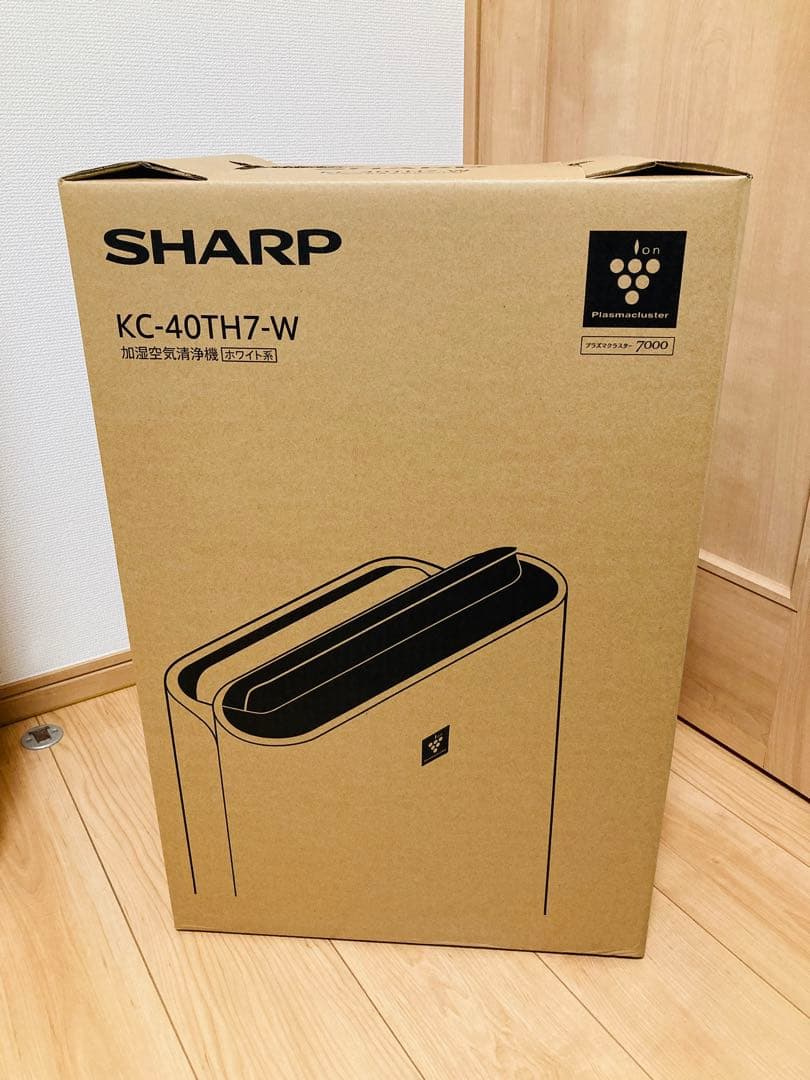 【新品】SHARP KC-40TH7-W 加湿空気清浄機 ホワイト 【未開封】