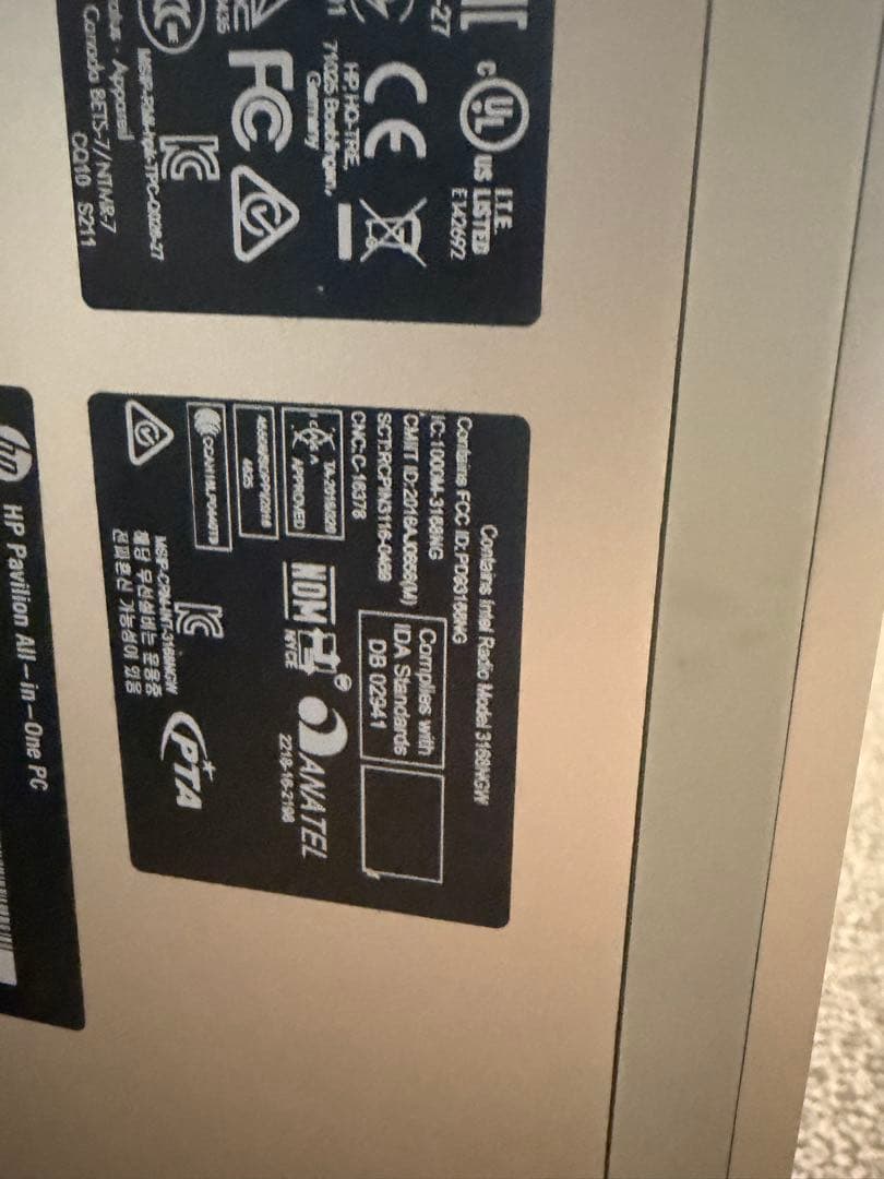 美品　27インチモニター一体型PC　画面タッチパネル