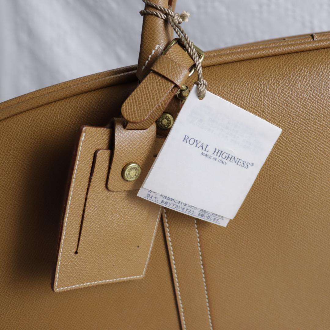 極美品！ロイヤルハイネス ガーメントケース　高級レザーバッグ　クロシェットカデナ