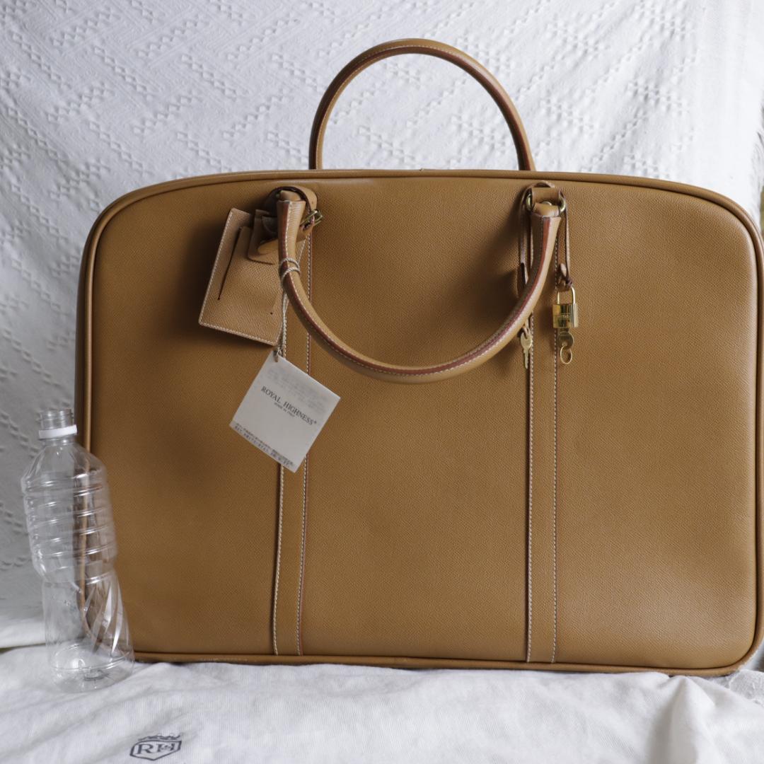 極美品！ロイヤルハイネス ガーメントケース　高級レザーバッグ　クロシェットカデナ