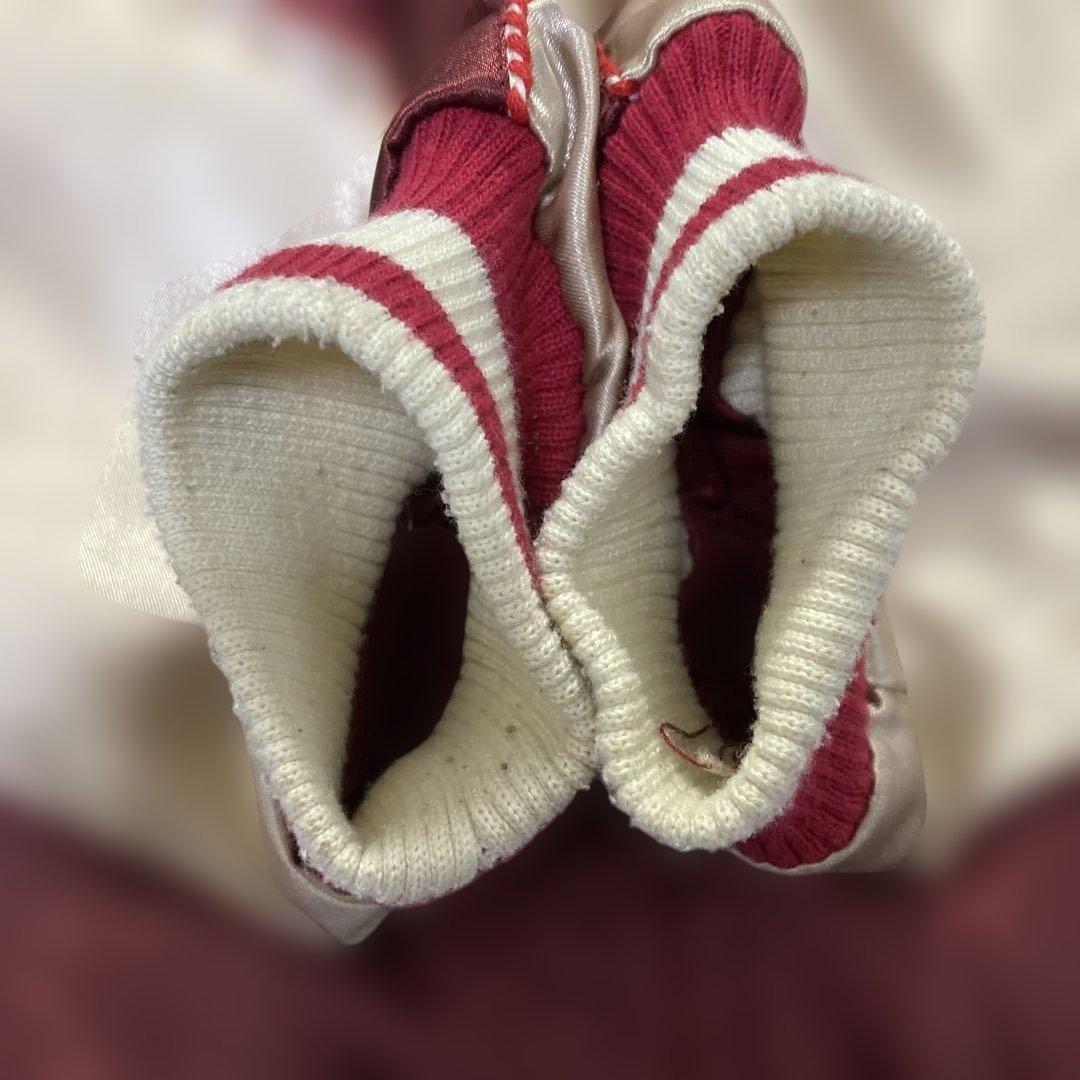 スカジャン スーベニアジャケット 龍 虎 豪華刺繍 エンジ✖️アイボリー サテン