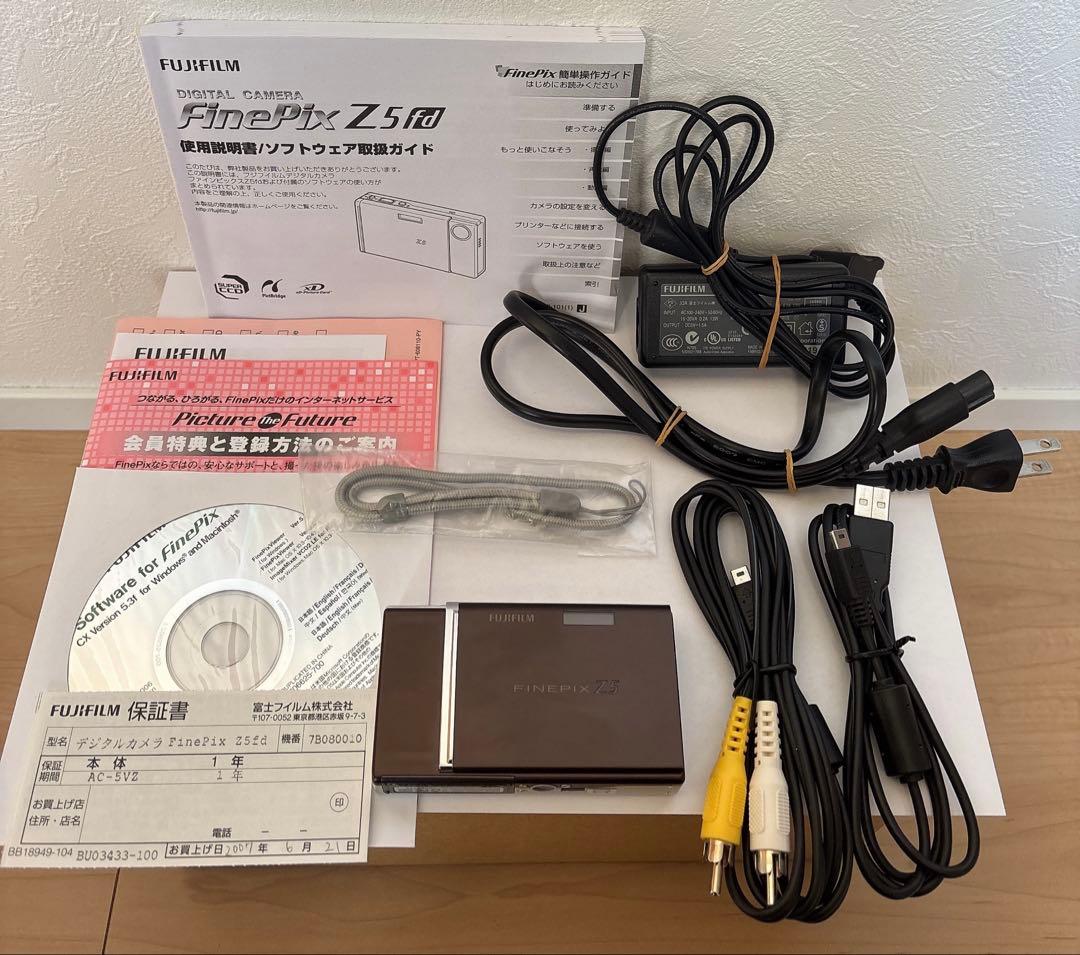 【動作確認済】FUJIFILM Finepix Z5fd ブラウン