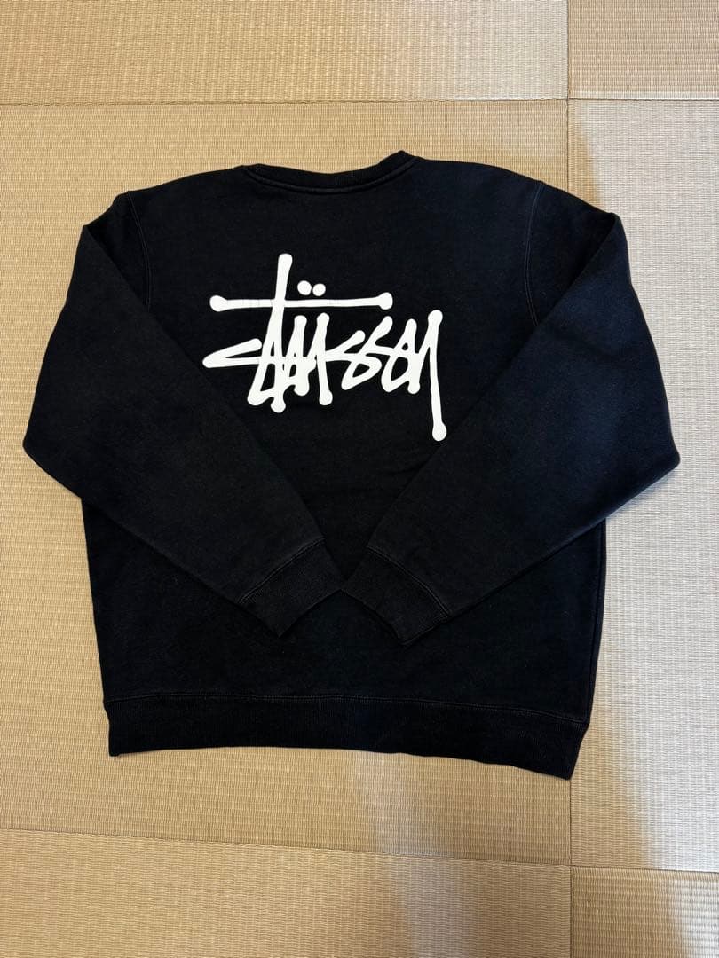 STUSSY ステューシー　トレーナー　スウェット　黒　Mサイズ
