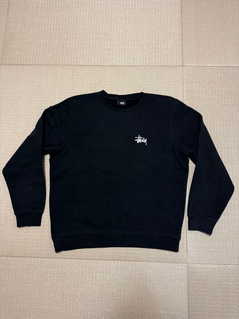 STUSSY ステューシー　トレーナー　スウェット　黒　Mサイズ