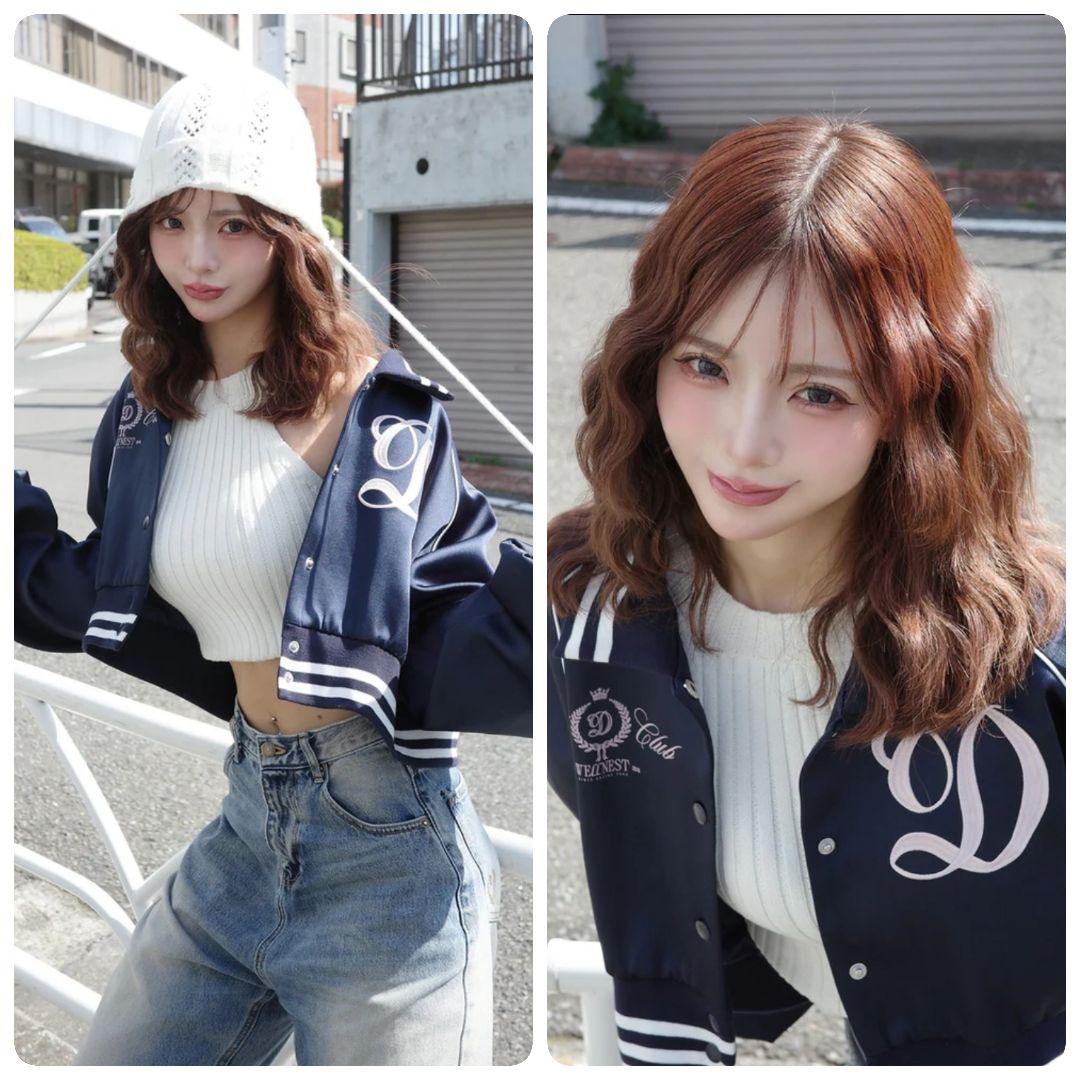 Darich ダーリッチ Darich Clubスカジャン NVY ネイビー 青