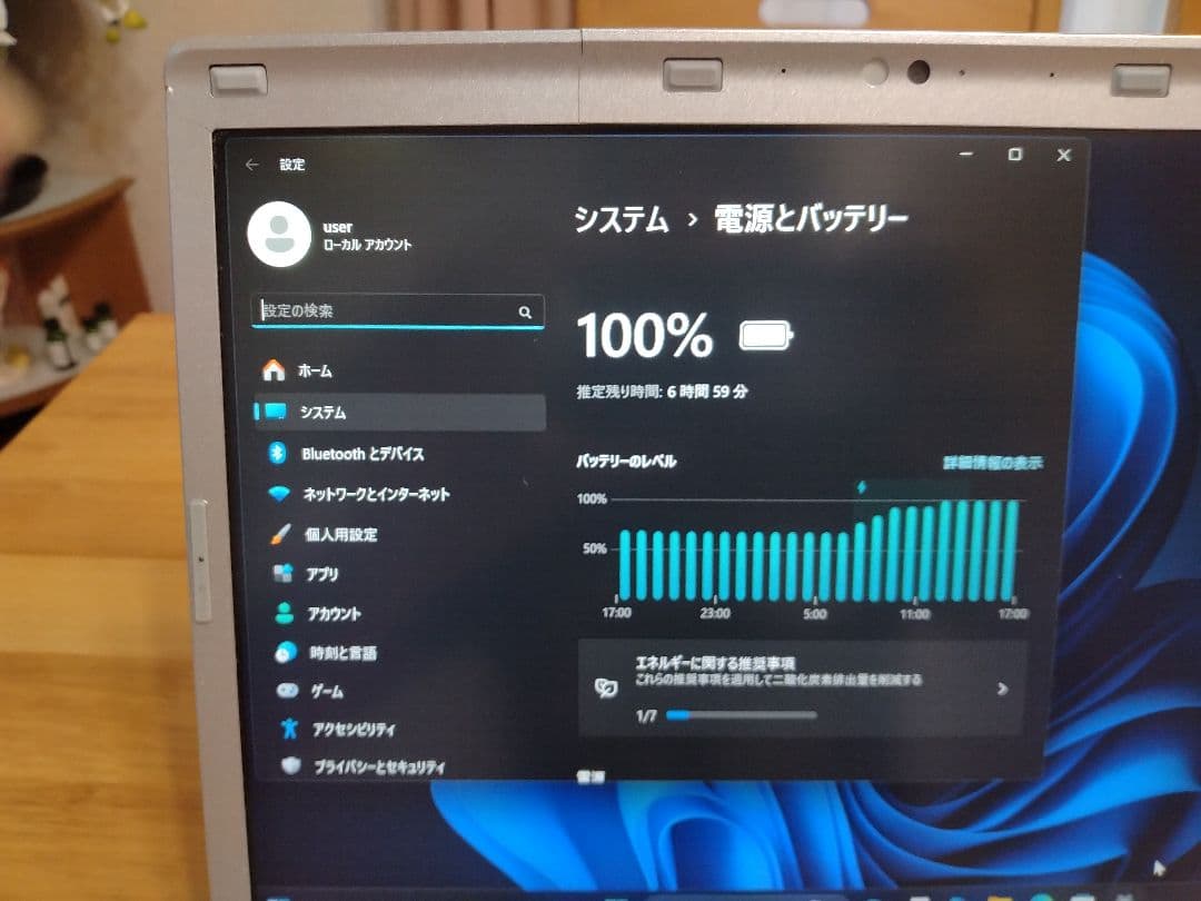 レッツノート CF-SZ6 第7世代 Core i5 SSD256GB 8GB