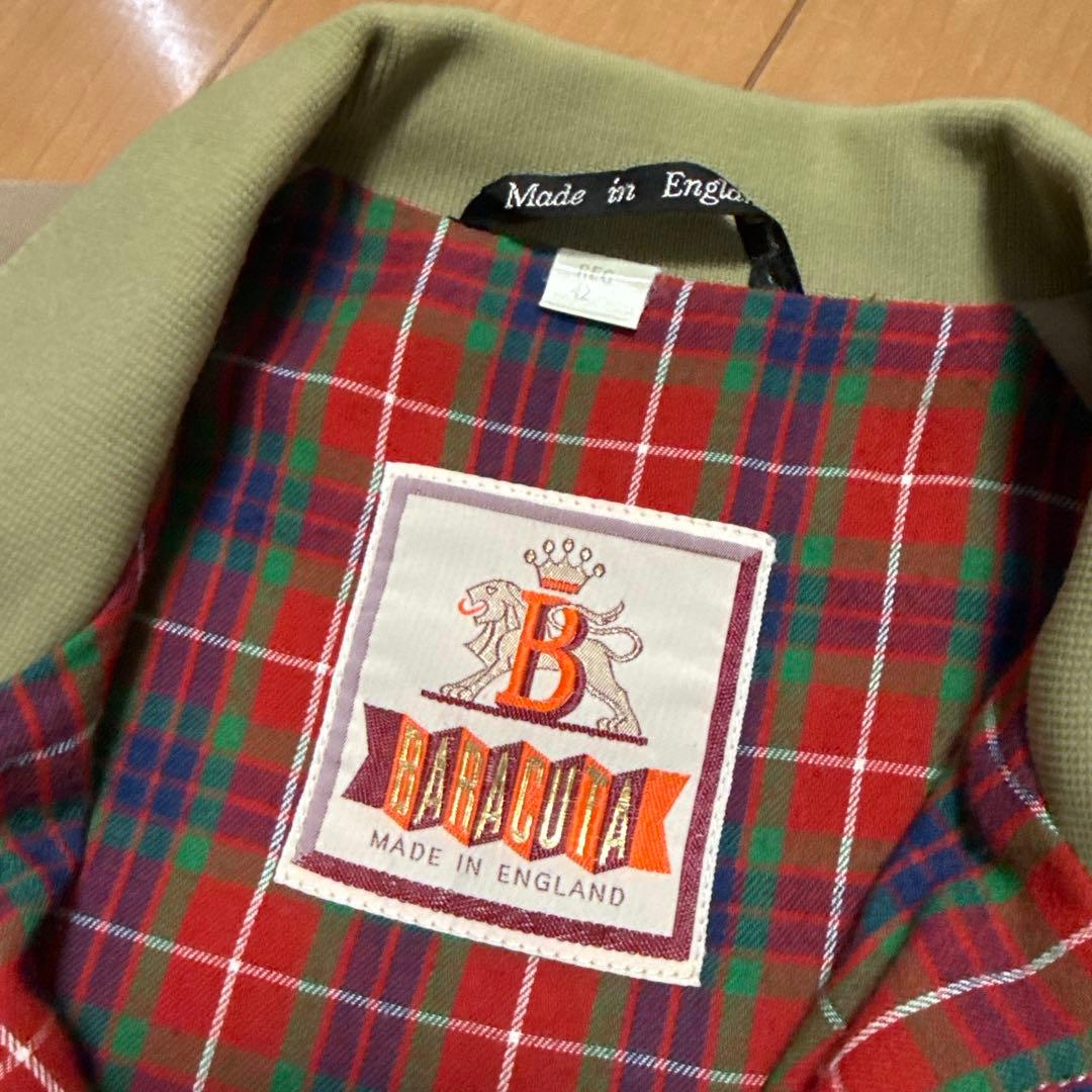 BARACUTA バラクータ G9 ジャケット ベージュチェック