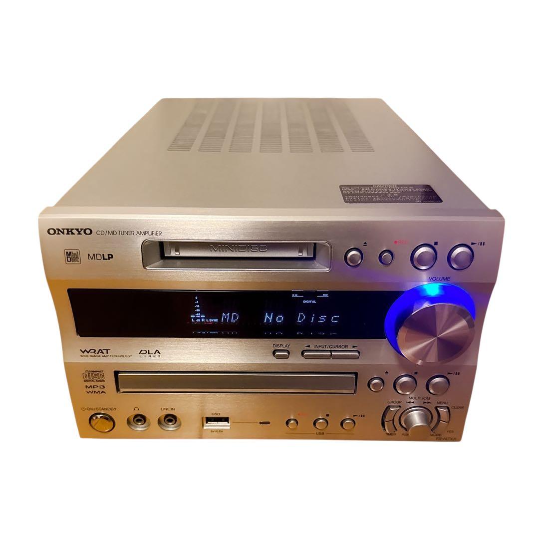 極美品 ONKYO X-N7XX システムコンポ CD/MD アンプ オンキョー