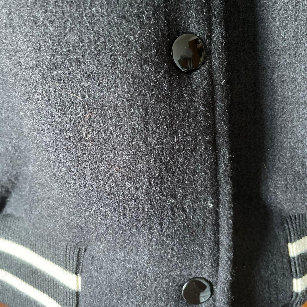 Speck & Span スタジャン ブラック/ホワイト　超美品