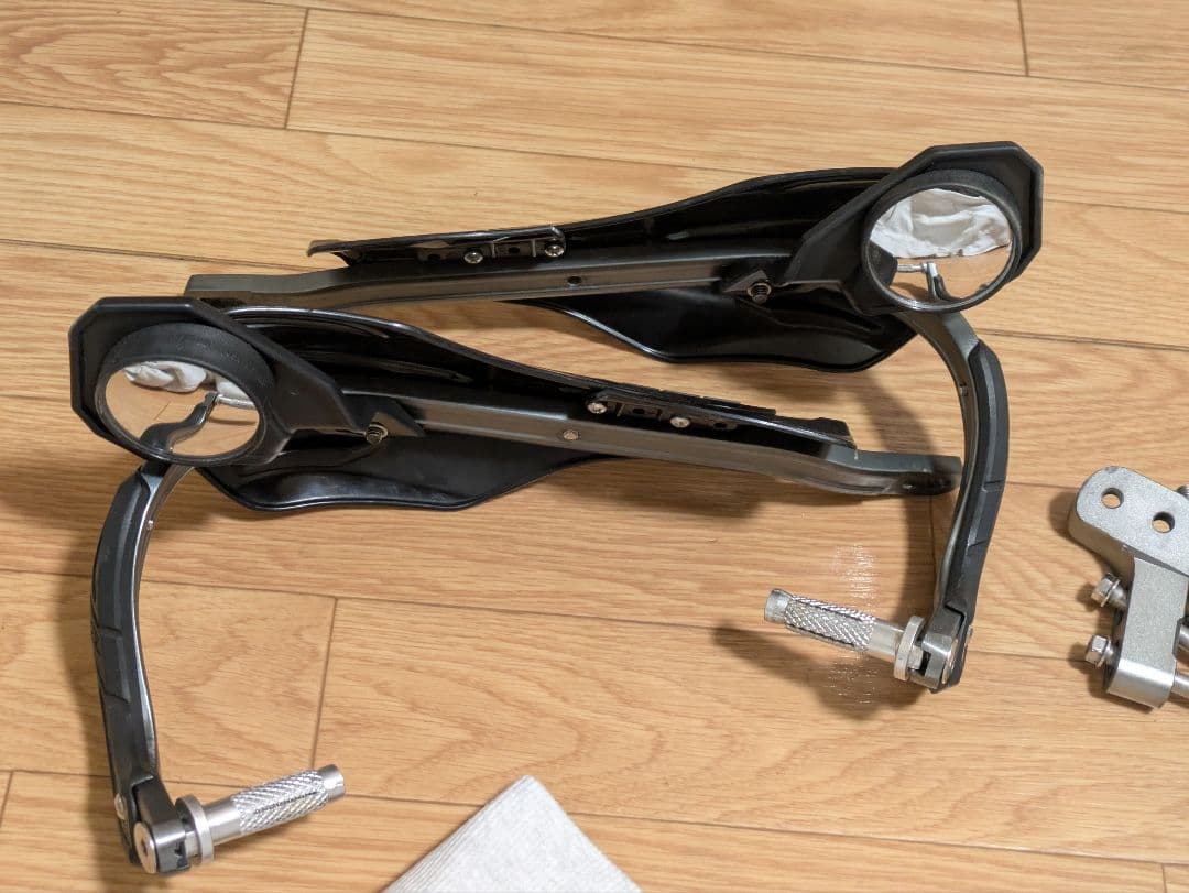 ZETA ハンドガード パワーマッドミラー WR250X/WR250R用マウント