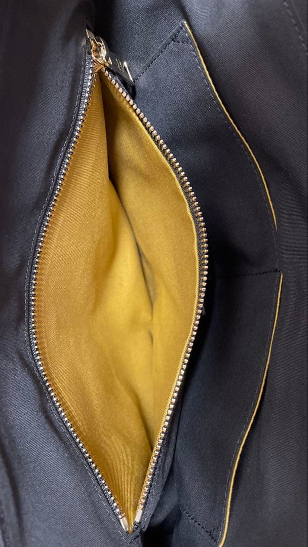 【Paul Smith】インレイドストライプハンドル トートバック　ブラック