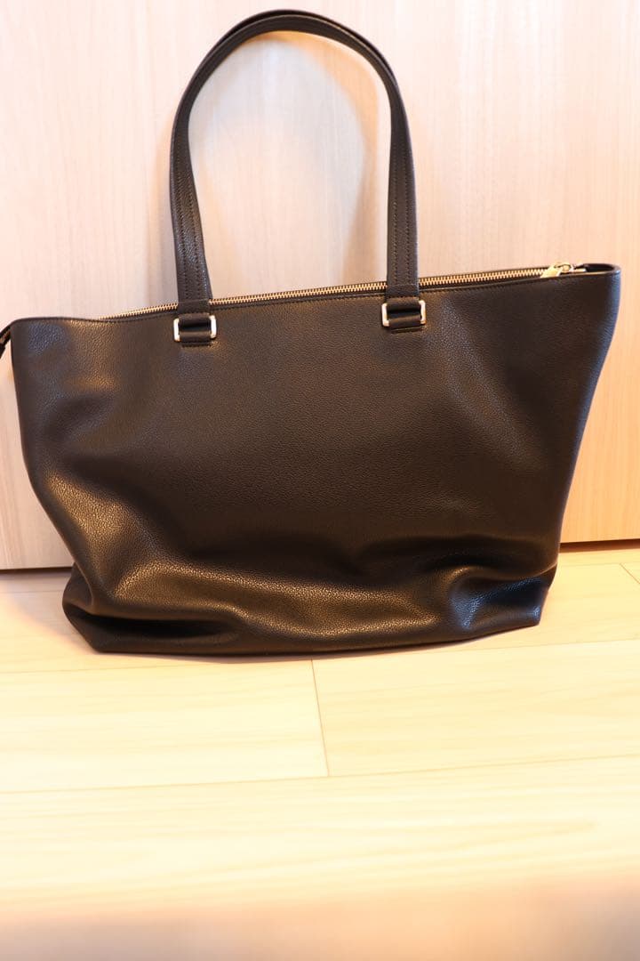 【Paul Smith】インレイドストライプハンドル トートバック　ブラック