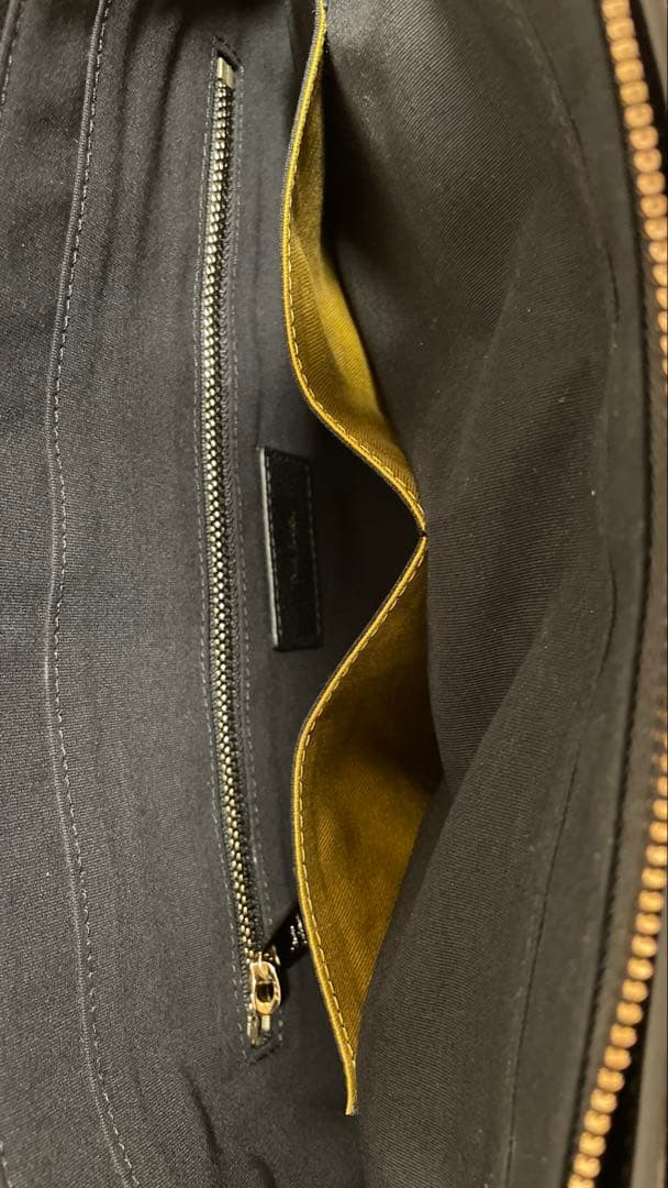 【Paul Smith】インレイドストライプハンドル トートバック　ブラック