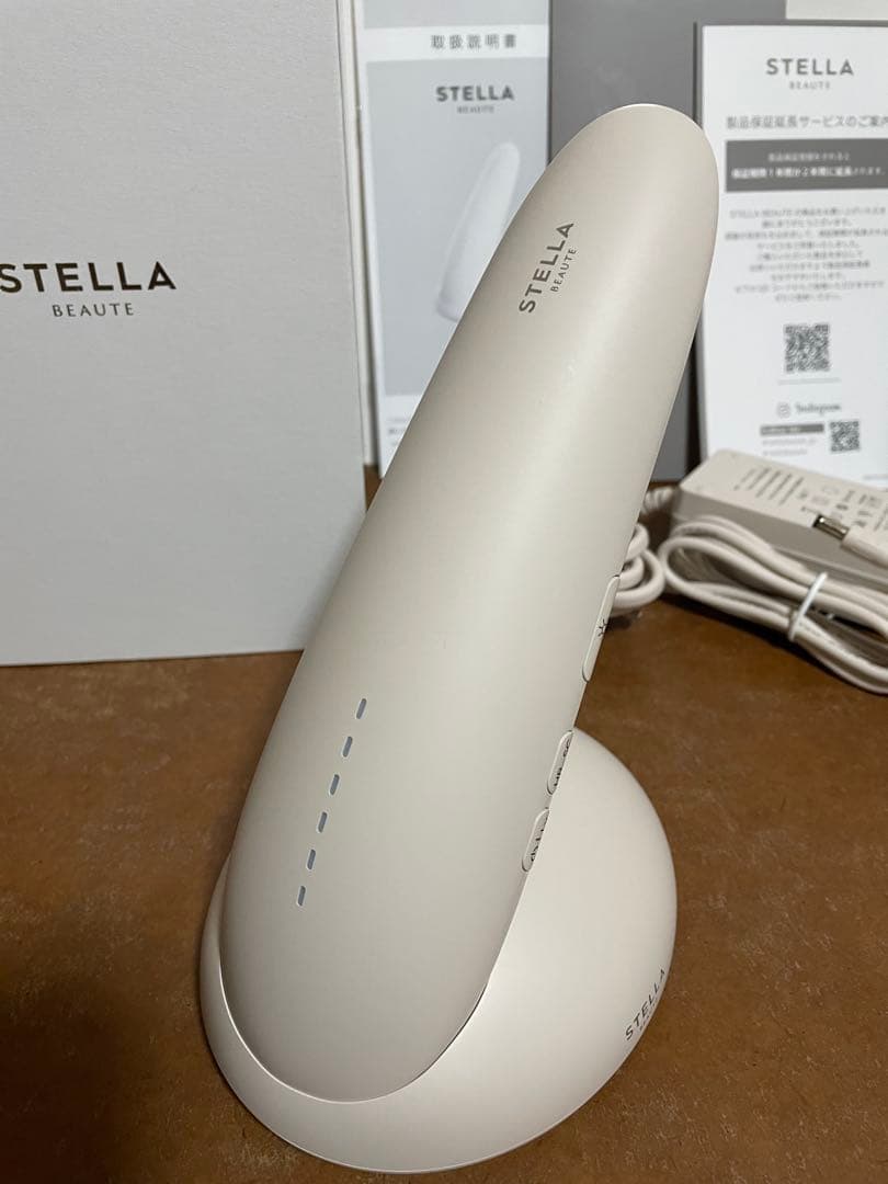 STELLA BEAUTE IPL光美容器Lunaミルクティー取扱説明書付き