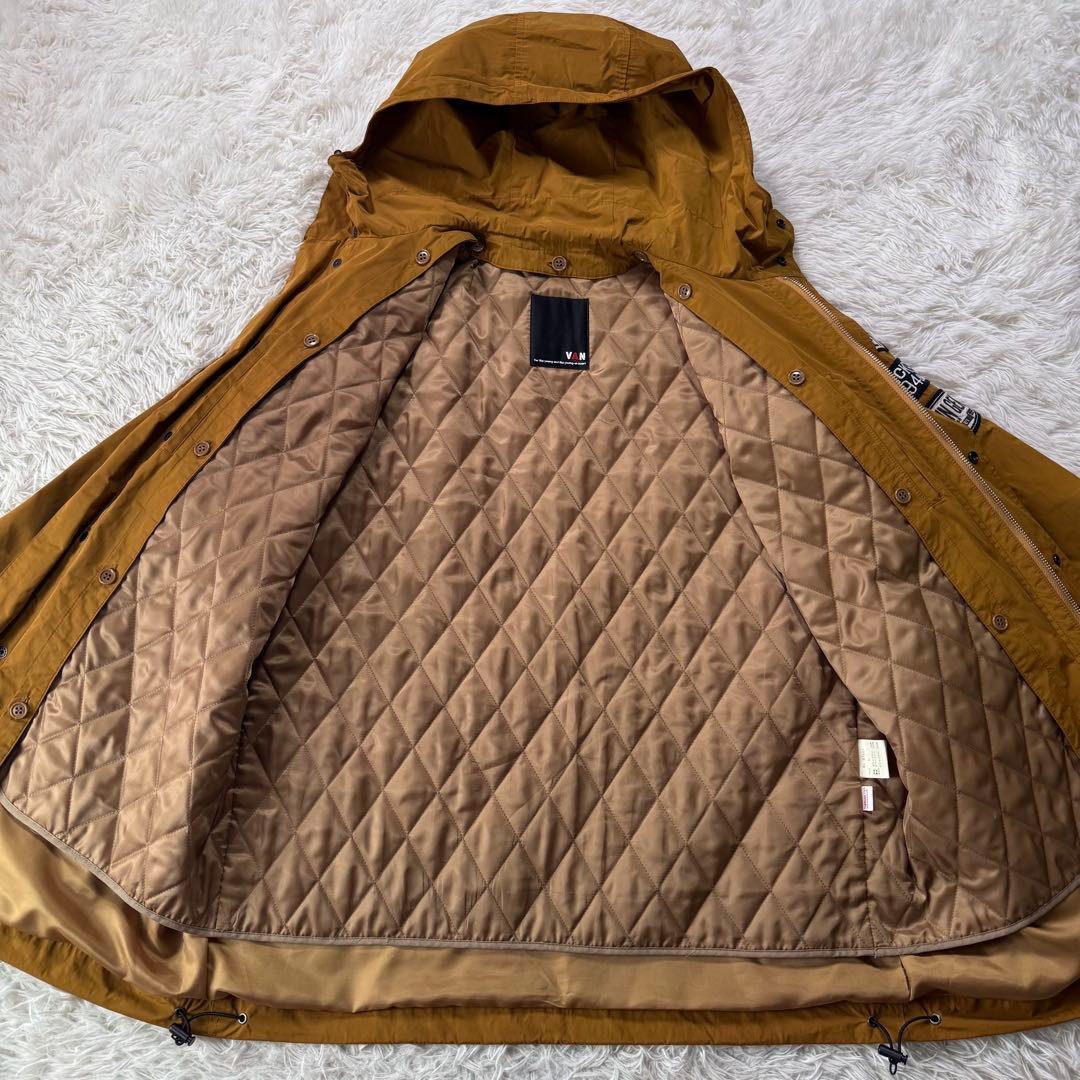 美品✨VAN JACKET モッズコート　ワッペン　刺繍　サーモライト　L