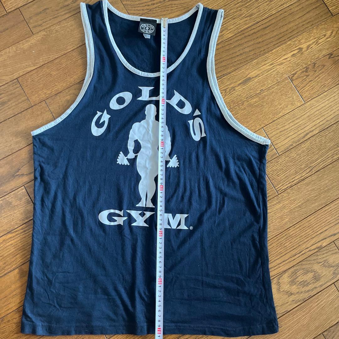 ゴールドジム　リンガータンクトップ　gold's gym ネイビー