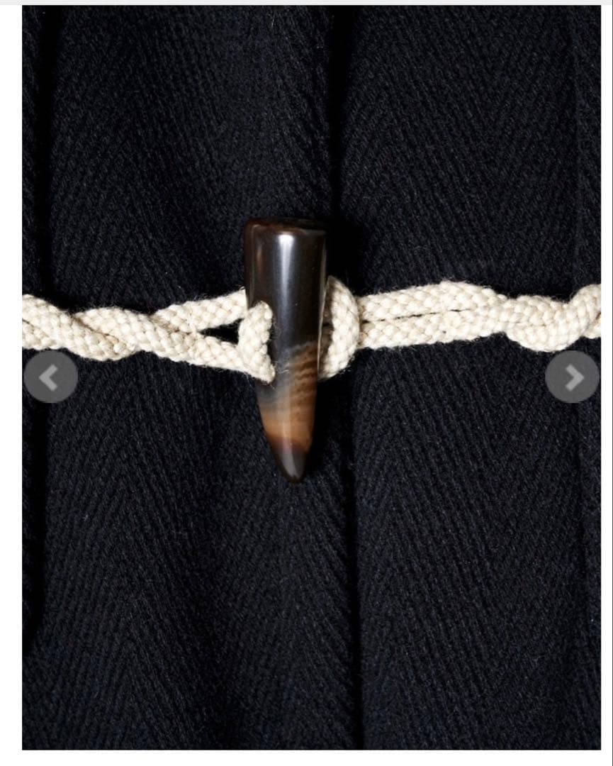 試着のみ美品　Rumche ダッフルコート　ブラック　ラムシェ