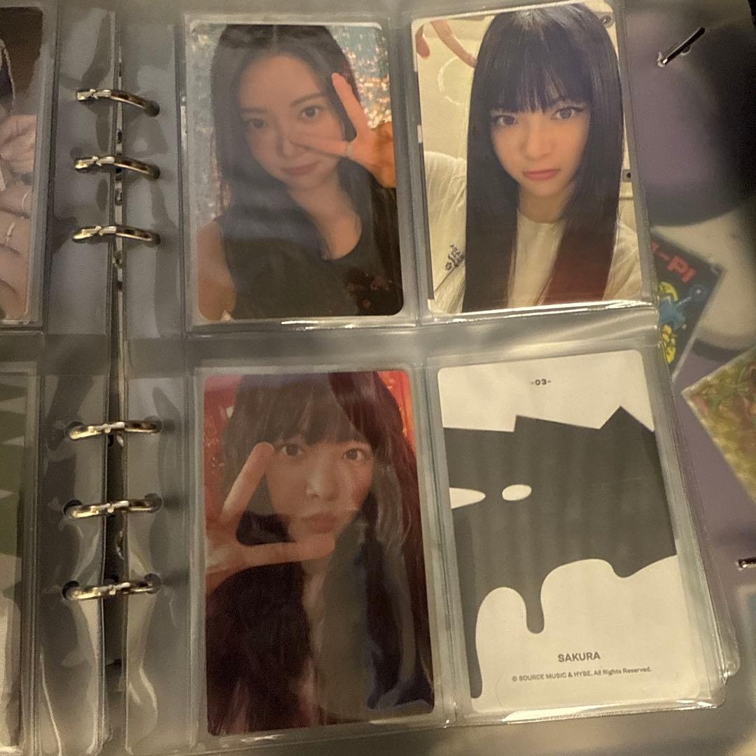 Le Sserafim トレカまとめ売り　公式バインダー付き