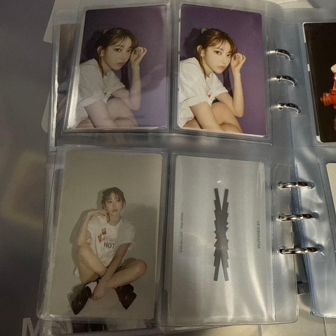 Le Sserafim トレカまとめ売り　公式バインダー付き