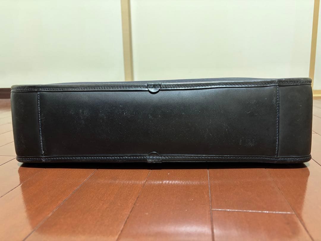 フェリージ　ビジネスバッグ　8637/2　オールレザー　紺ネイビー　保存袋付き