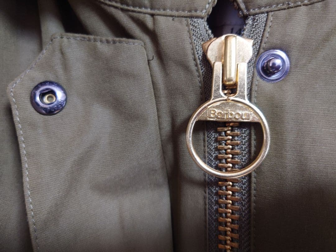 Barbour バブアー コート ショート ミリタリー レディース カーキM美品