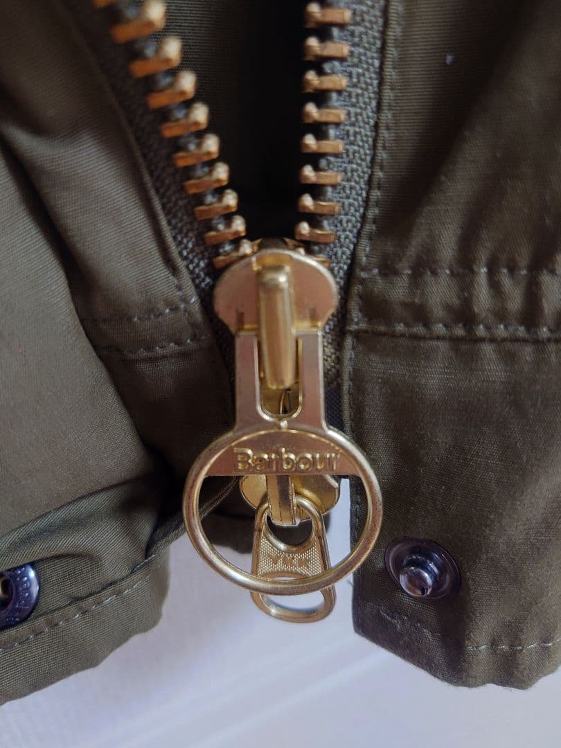 Barbour バブアー コート ショート ミリタリー レディース カーキM美品